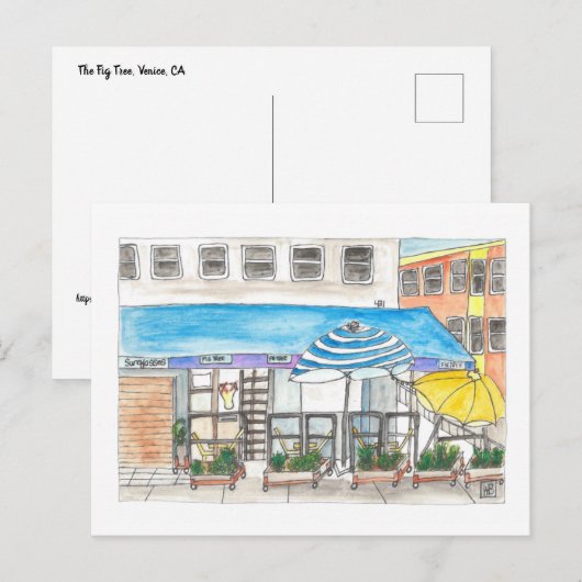 De varkensboom briefkaart (Voorkant / Achterkant)