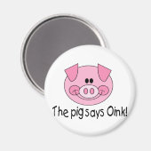 De Varkensvlek zegt Oink Magneet (Voorkant / Achterkant)