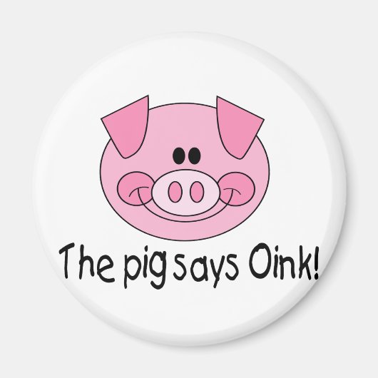 De Varkensvlek zegt Oink Magneet (Voorkant)