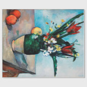 De Vase van Tulpen, Paul Cezanne Cadeaupapier (Vlak)
