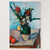 De Vase van Tulpen, Paul Cezanne Legpuzzel (Verticaal)