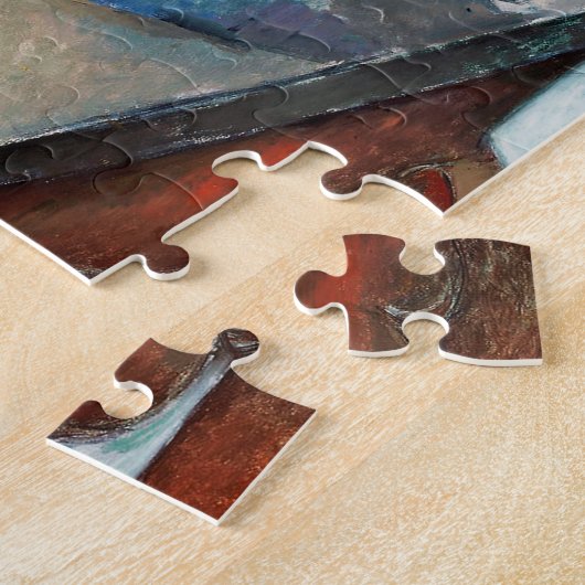 De Vase van Tulpen, Paul Cezanne Legpuzzel (Zijkant)