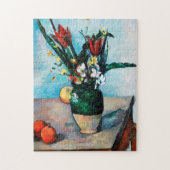 De Vase van Tulpen, Paul Cezanne Legpuzzel (Verticaal)