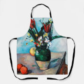 De Vase van Tulpen, Paul Cezanne Schort (Voorkant)