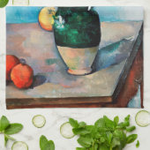 De Vase van Tulpen, Paul Cezanne Theedoek (Gevouwen)