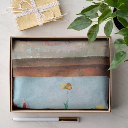 De Vase van Tulpen, Paul Cezanne Tissuepapier (Geschenk)