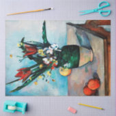 De Vase van Tulpen, Paul Cezanne Tissuepapier (Craft)
