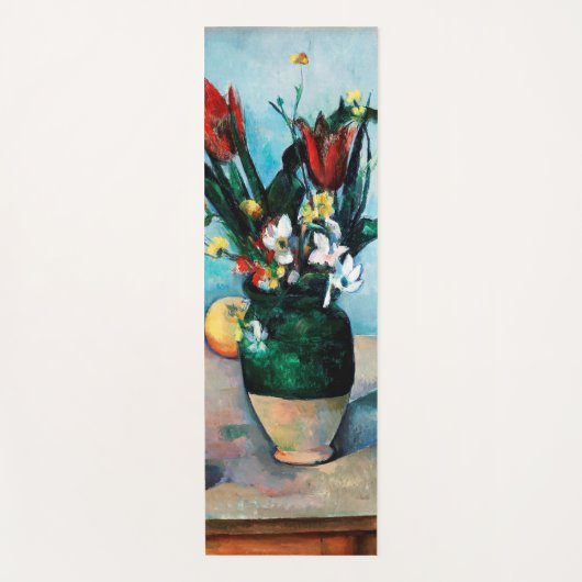 De Vase van Tulpen, Paul Cezanne Yogamat (Voorkant)