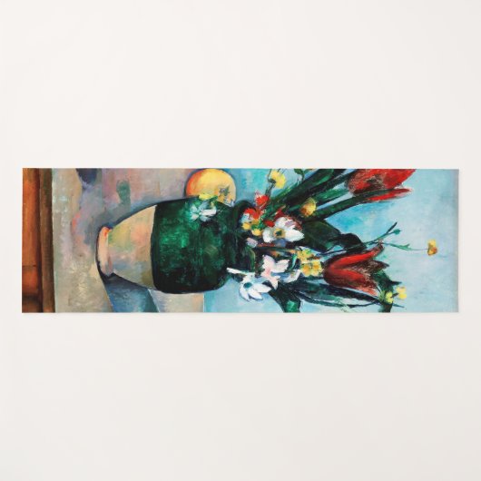 De Vase van Tulpen, Paul Cezanne Yogamat (Voorkant (horizontaal))