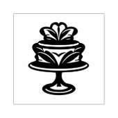 de vaste cake rubberen stempel (Afrduk)