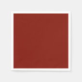 De vaste kleur van Garland Red in de herfst Servet (Voorkant)