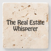 de vastgoedwhisker stenen onderzetter (Voorkant)