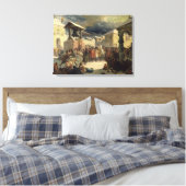 De Veche in de Republiek Novgorod, 1861 Canvas Afdruk (Insitu (Slaapkamer))