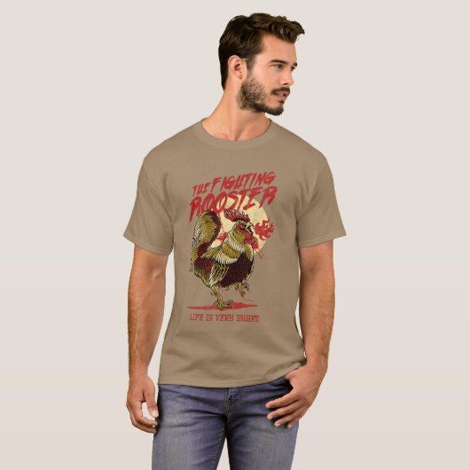 De Vechtende Haan T-shirt (Voorkant volledig)