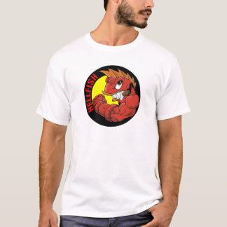 De vechtende helvis t-shirt