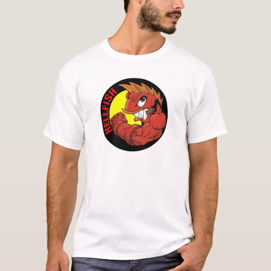 De vechtende helvis t-shirt (Voorkant)