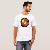 De vechtende helvis t-shirt (Voorkant volledig)
