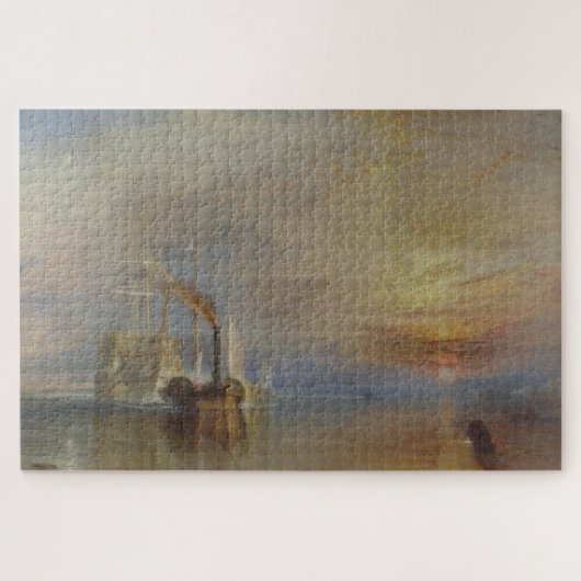 De vechtende temarie - J.M.W. Turner Legpuzzel (Horizontaal)
