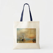 De vechtende Temeraire door Joseph Turner, Maritie Tote Bag (Voorkant)