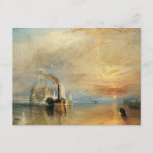 De vechtende Temeraire van Joseph Turner, Maritiem Briefkaart