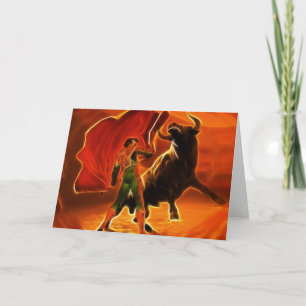 De Vechter en Gr Toro van de stier Kaart