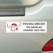 De vechtkunsten-revolutie begint hier. bumpersticker (Op auto)