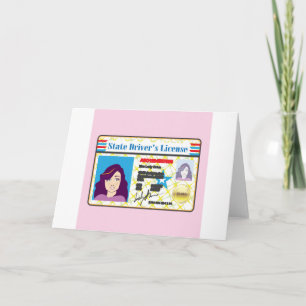 De vector van de fotoidentiteitskaart van de Vrouw Kaart