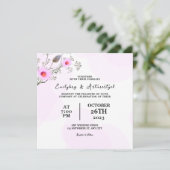 De Vector van het Ontwerp van de Uitnodiging van d (Staand voorkant)