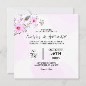 De Vector van het Ontwerp van de Uitnodiging van d (Voorkant)