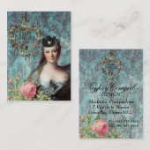 De Veedrijfster van de zigeuner ontwerpt het Visitekaartje (Voorkant / Achterkant)