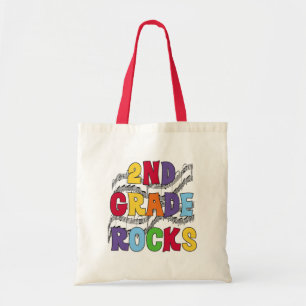 De veelkleurige 2de Rotsen van de Rang Tote Bag