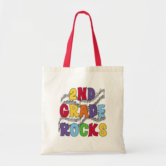 De veelkleurige 2de Rotsen van de Rang Tote Bag (Voorkant)