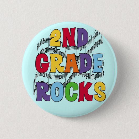 De veelkleurige 2de T-shirts en de Giften van de Ronde Button 5,7 Cm (Voorkant)