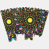 De veelkleurige Confetti Party Favoriet Box van Jo Bedankdoosjes (Ongevouwen)