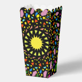 De veelkleurige Confetti Party Favoriet Box van Jo Bedankdoosjes (Voorkant)