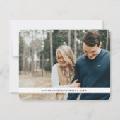 De veelvoudige foto's van het manuscript sparen de save the date (Achterkant)