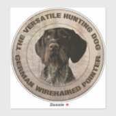 De veelzijdige jachthond sticker (Vel)