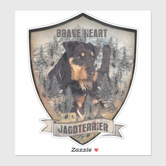 De veelzijdige jachthond sticker (Vel)