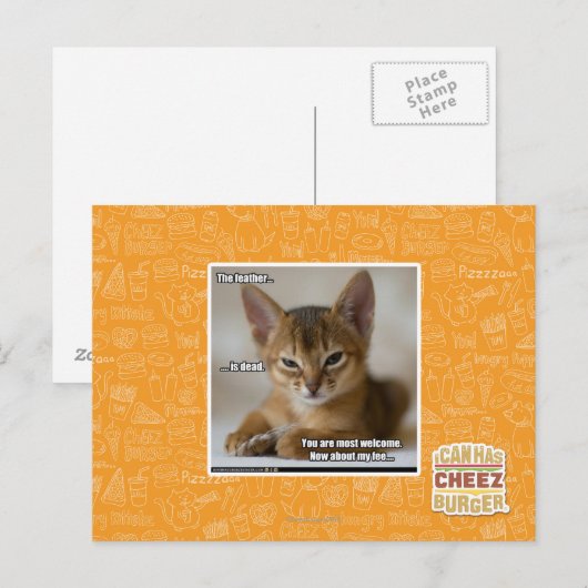 De veer is dood. briefkaart (Voorkant / Achterkant)