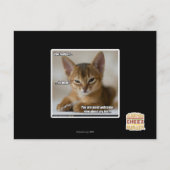 De veer is dood. briefkaart (Voorkant)