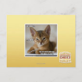 De veer is dood. briefkaart (Voorkant)