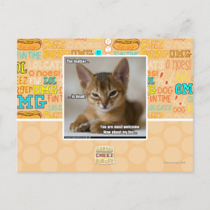 De veer is dood. briefkaart