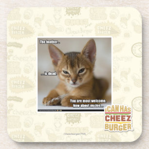 De veer is dood. drankjes onderzetter