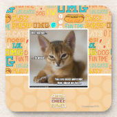 De veer is dood. drankjes onderzetter (Voorkant)