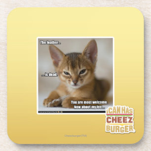 De veer is dood drankjes onderzetter