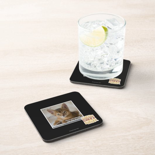 De veer is dood. drankjes onderzetter (Rechterzijde)