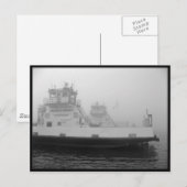 De veerboot briefkaart (Voorkant / Achterkant)