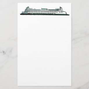 De veerboot. briefpapier