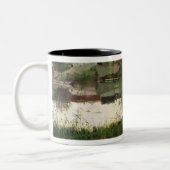 De veerboot tweekleurige koffiemok (Links)