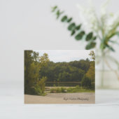 De Veerboot van Blythe, Tennessee Briefkaart (Staand voorkant)